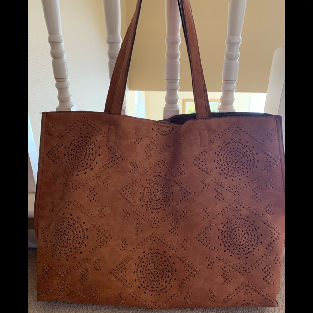 Suede Bohemian Tote